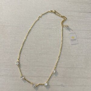 Kendra Scott Cailin Crystal Gold Collar Necklace